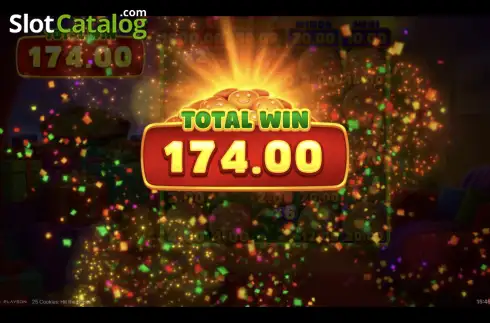 25 Cookies win screen