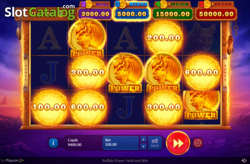 Buffalo Power Hold and Win bonus